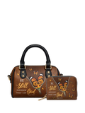 Serene Psalm 46:10 Mini Satchel Handbag