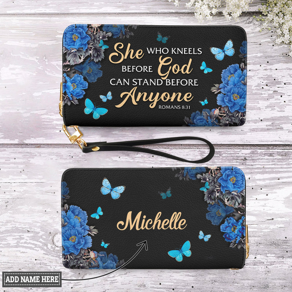 She Who Kneels Before God Leather Bag & Wallet