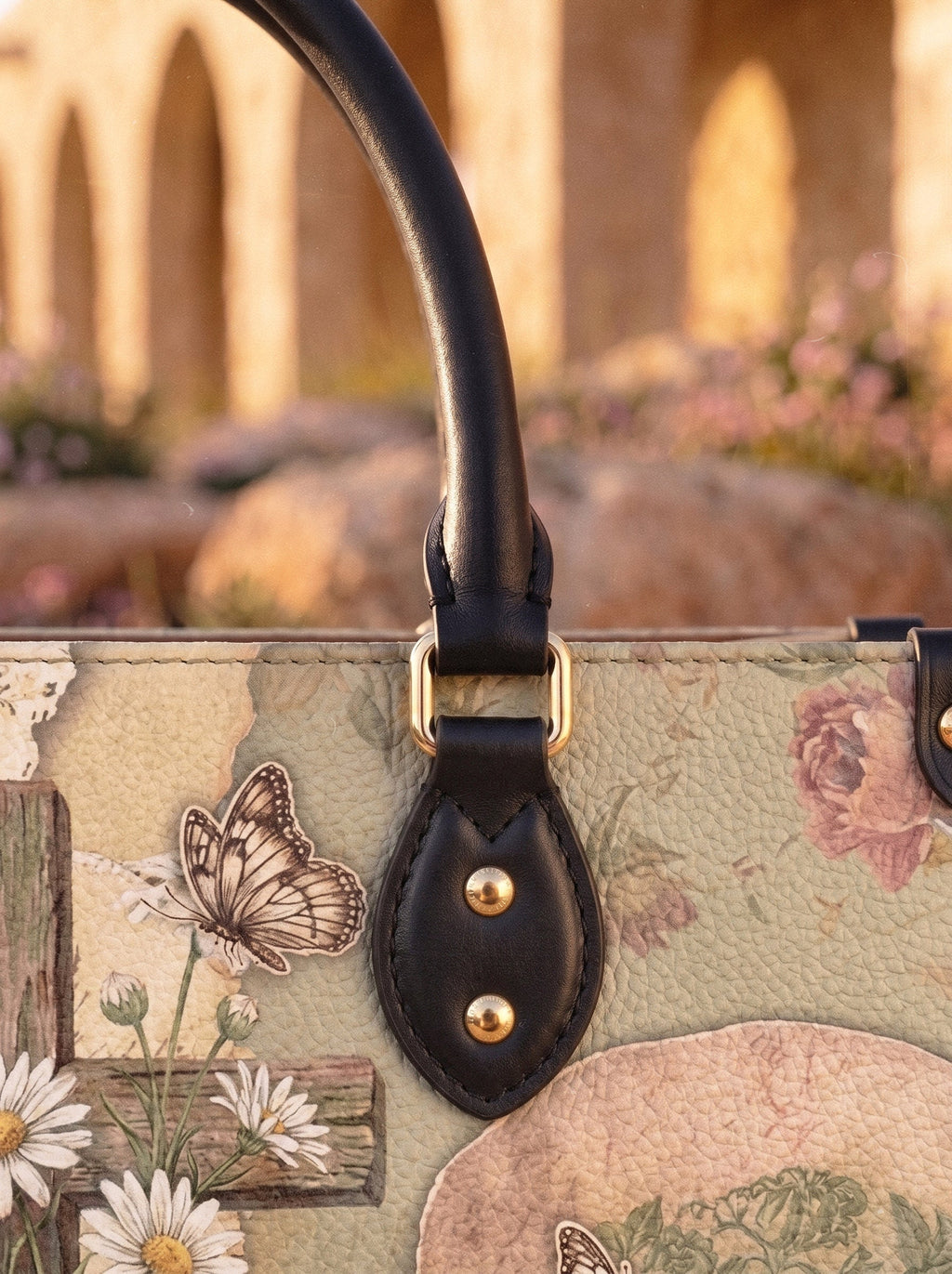 Psalm 23:1 Shepherd Vegan Leather Handbag