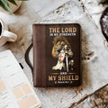 Psalm 28:7 Shield Scripture Bible Cover
