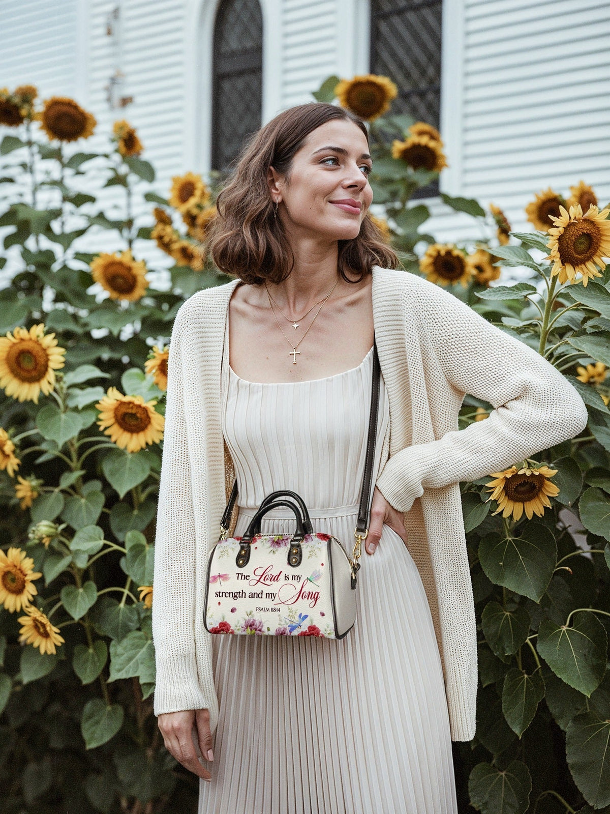 Psalm 118:14 Melody Mini Satchel