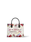 Melody Psalm 118:14 Christian Leather Handbag