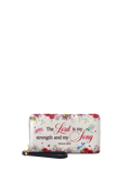 Melody Psalm 118:14 Leather Wallet