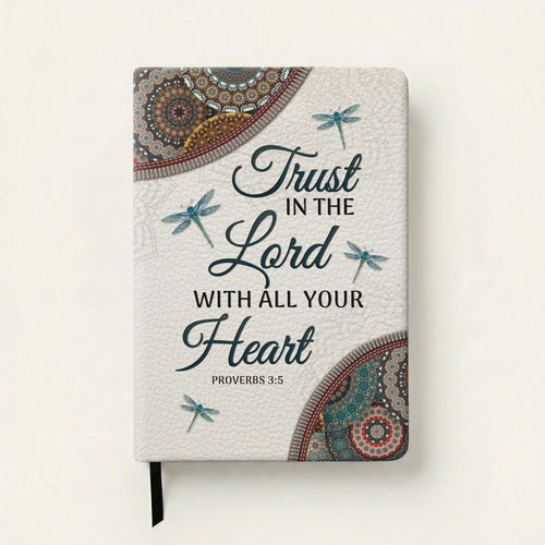 Devoted Proverbs 3:5 Leather Prayer Journal