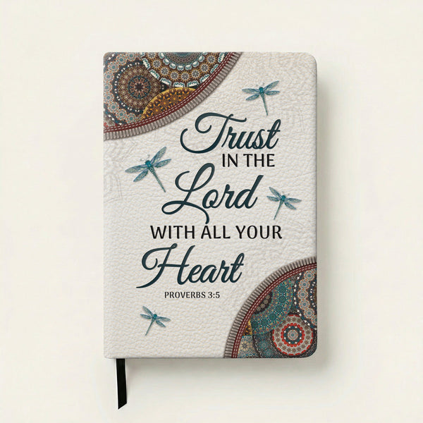 Devoted Proverbs 3:5 Leather Prayer Journal