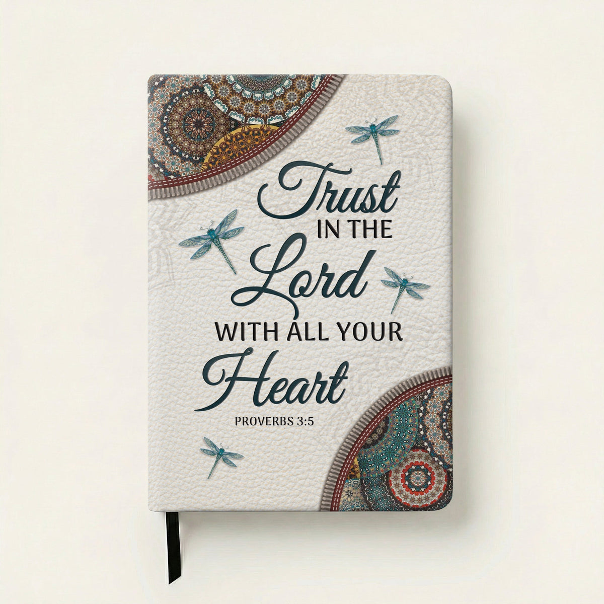 Devoted Proverbs 3:5 Leather Prayer Journal