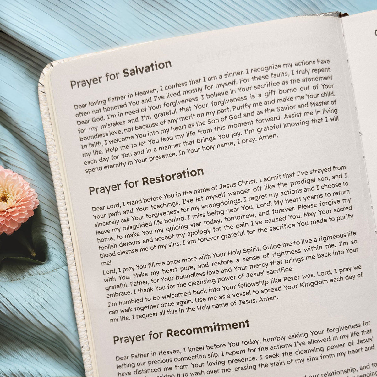 Devoted Proverbs 3:5 Leather Prayer Journal