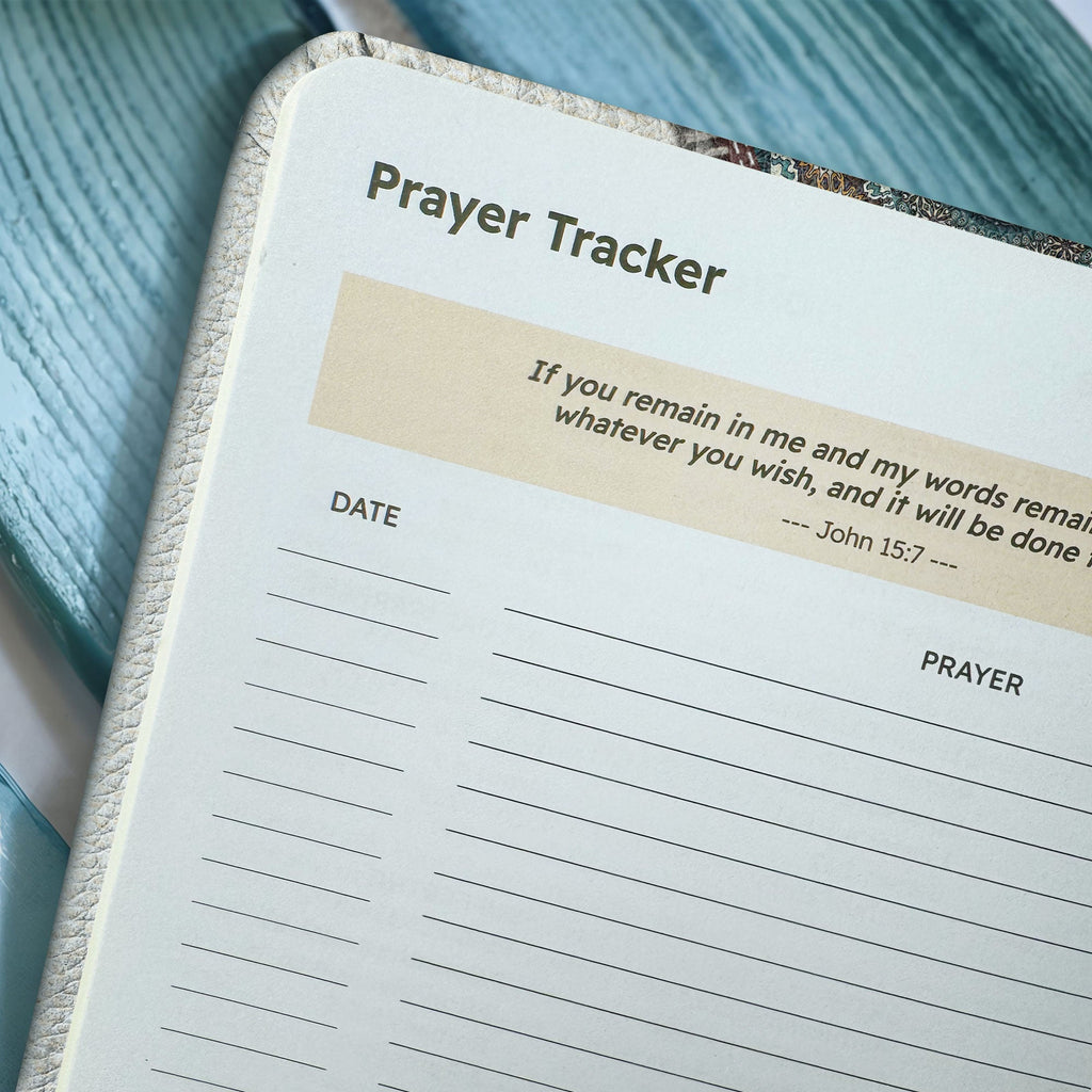 Devoted Proverbs 3:5 Leather Prayer Journal