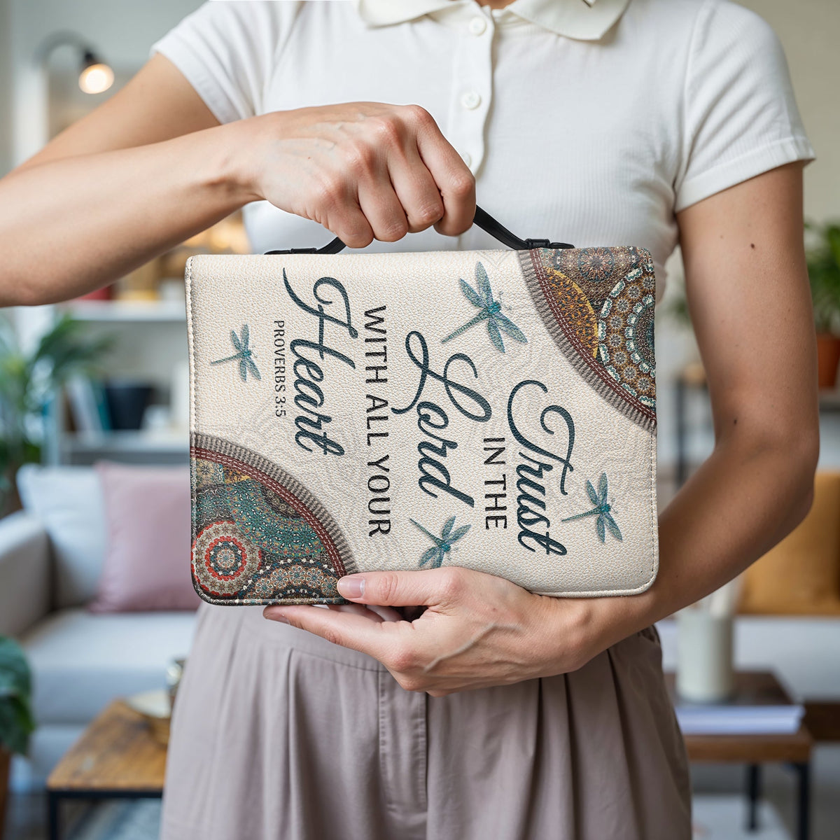 Devoted Proverbs 3:5 Christian Bible Cover
