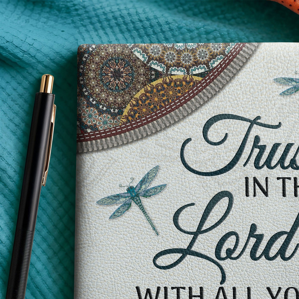 Devoted Proverbs 3:5 Leather Prayer Journal
