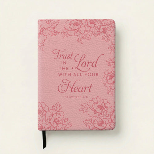 Assured Proverbs 3:5 Leather Prayer Journal