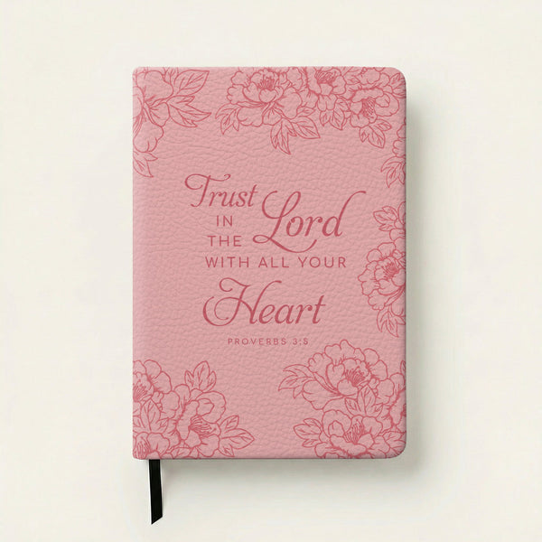 Assured Proverbs 3:5 Leather Prayer Journal