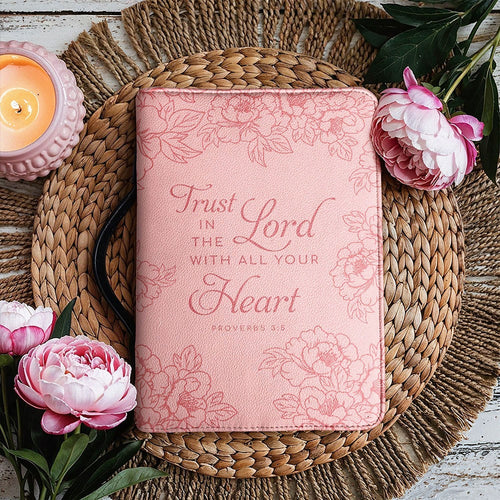 Assured Proverbs 3:5 Scripture Bible Cover