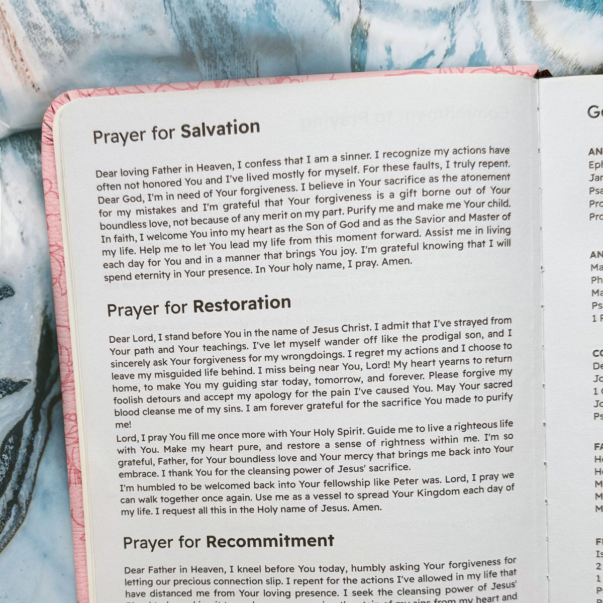 Assured Proverbs 3:5 Leather Prayer Journal