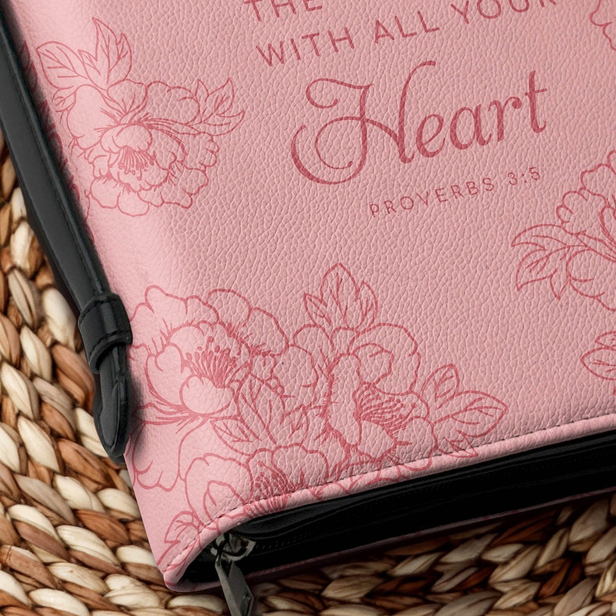Assured Proverbs 3:5 Scripture Bible Cover
