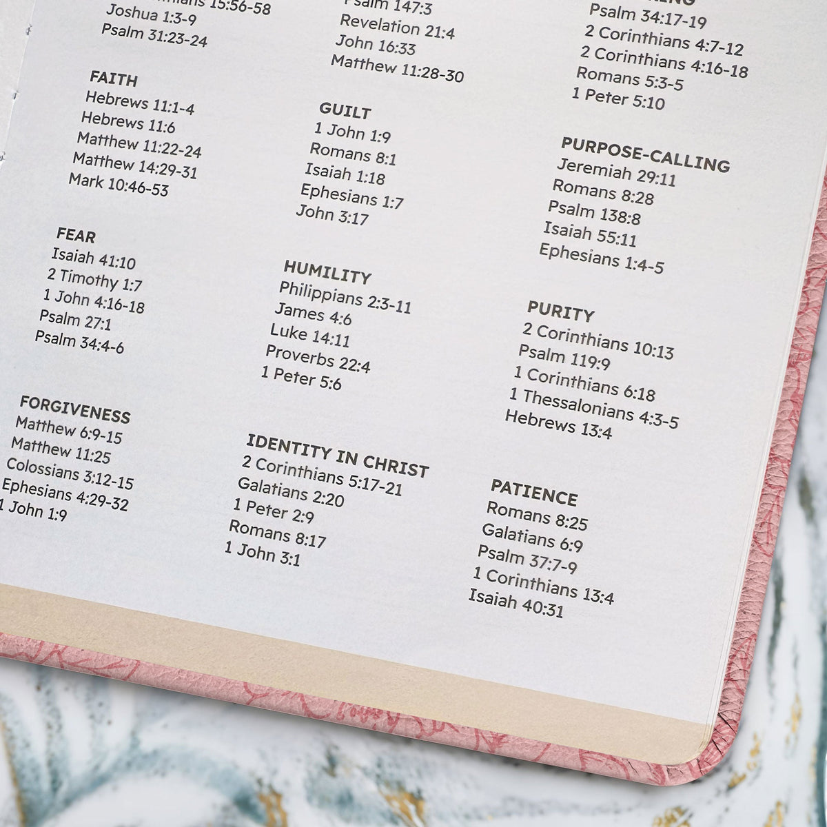 Proverbs 3:5 Assured Leather Prayer Journal