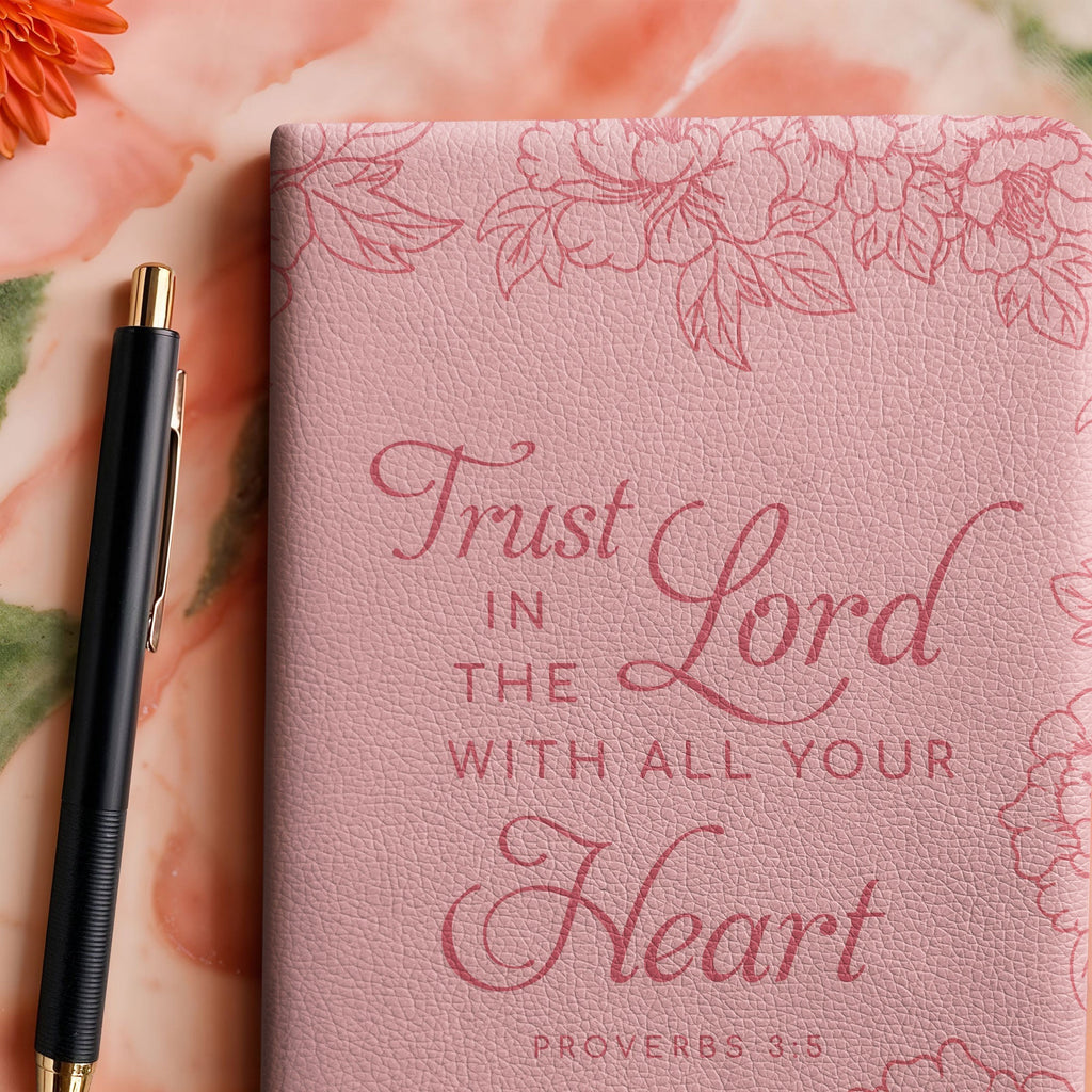 Assured Proverbs 3:5 Leather Prayer Journal