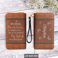 Way Maker Butterfly Carved Leather Wallet