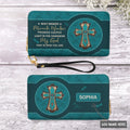 Way Maker Dragonfly Leather Zip Around Wallet