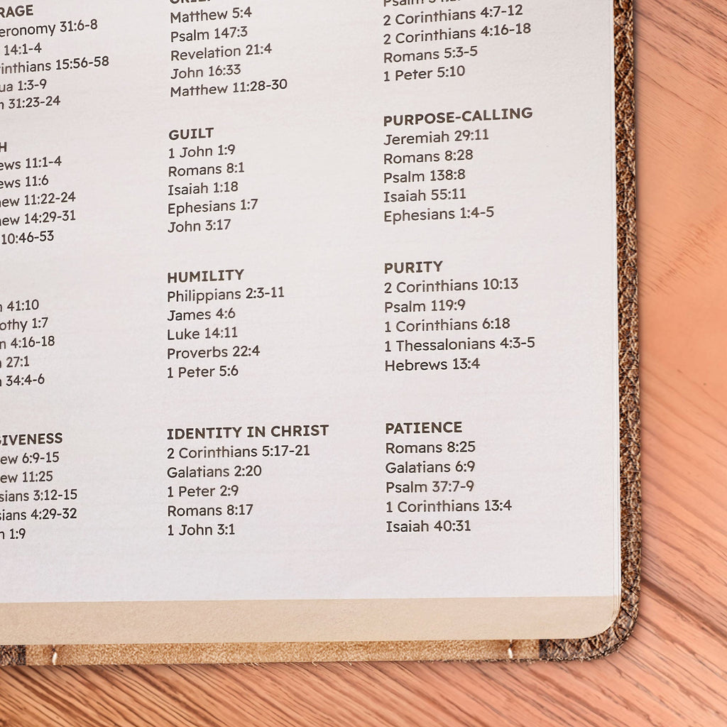 Miracle Leather Daily Prayer Journal