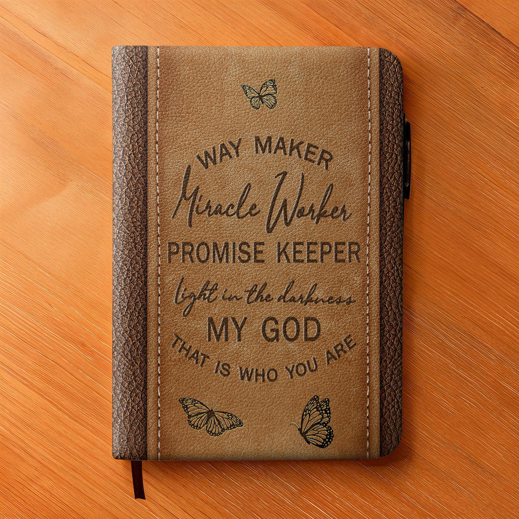 Miracle Leather Prayer Journal Notebook