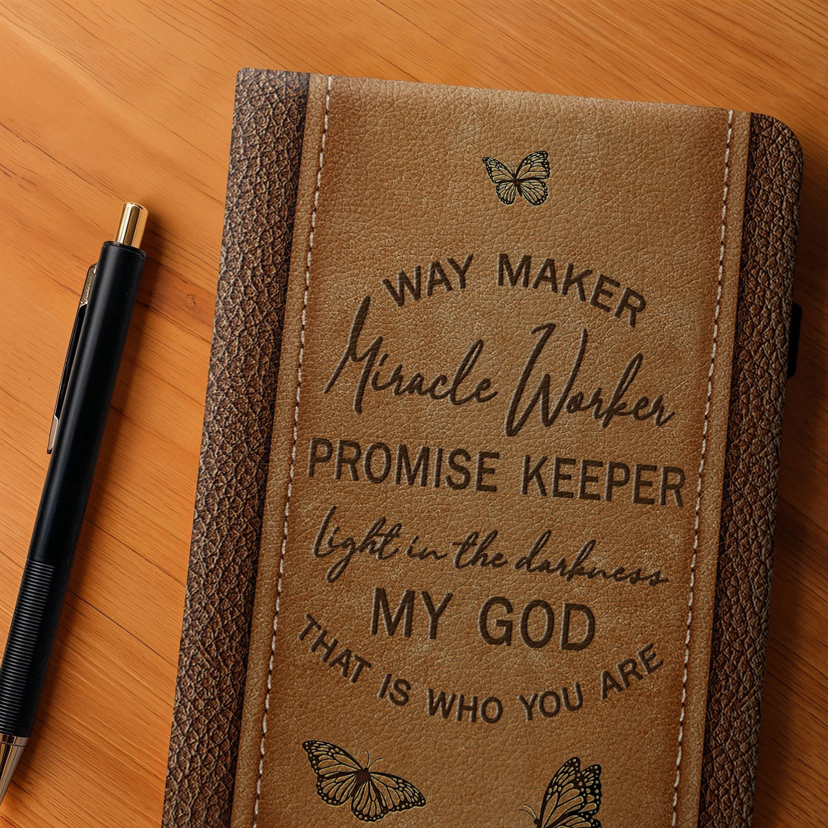 Miracle Leather Daily Prayer Journal